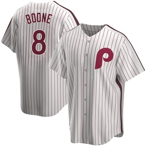 Bob Boone Signed Philadelphia Phillies White Pinstripe Majestic Replica  Baseball Jersey w/80 WS Champs – Schwartz Sports Memorabilia