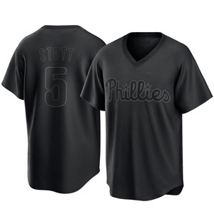 Philadelphia Phillies Stitches Button-up Jersey - Gray/red Mlb - Bluefink