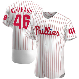 Jose Alvarado Men's Replica Philadelphia Phillies Gray Road Jersey