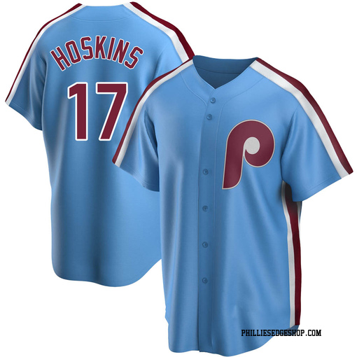 Rhys Hoskins Philadelphia Phillies Road Gray Baseball Player Jersey —  Ecustomily