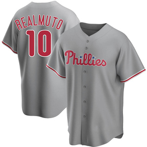  J.T. Realmuto T-Shirt (Premium Men's T-Shirt, Small, Tri Gray)  - J.T. Realmuto Philadelphia Elite WHT : Sports & Outdoors